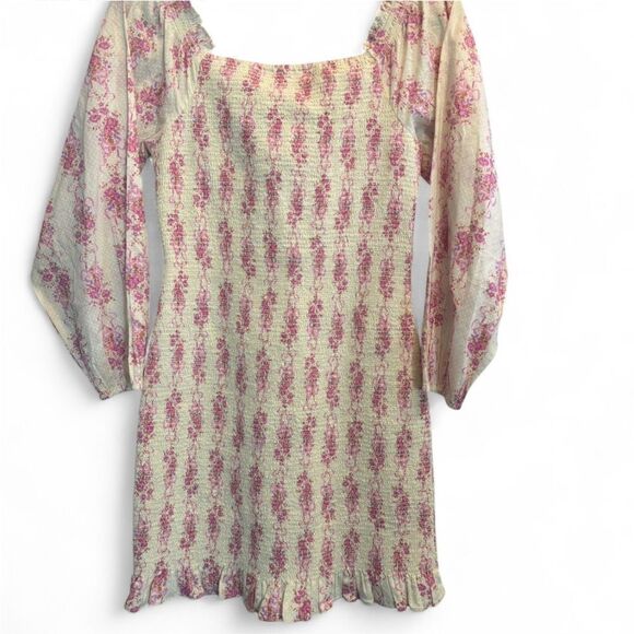 NWT LoveShackFancy Kyndra Mini Dress French Lilac Size Medium - Picture 5 of 10